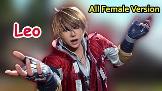 Tekken 8  Leo  Using All Rage Art Female characters  ProGamerSaga [upl. by Zuliram615]