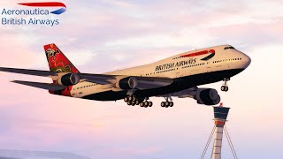 Roblox  Aeronautica  Anhedral International RW21L British Airways Planespotting [upl. by Garald]