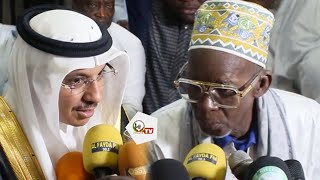 Video Visite de lAmbassadeur dArabie Saoudite du Sénégal à Médina Baye Vendredi 01 Avril 2022 [upl. by Ahseikram158]