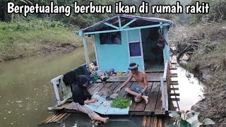 2 hari berpetualang berburu ikan di rumah rakit bersama istri [upl. by Ocinemod]