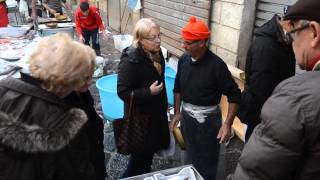 LA PESCHERIA  THE FISH MARKET  CATANIA 122012 [upl. by Friedberg]