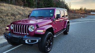 2022 Jeep Wrangler Sahara 4XE Tuscadero Edition POV Test DriveReview [upl. by Arret494]