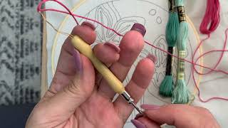 Starting your Punch Needle Embroidery [upl. by Anola476]