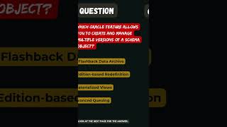 Oracle EditionBased Redefinition What’s the Key Feature OracleDBA InterviewQuestions [upl. by Mayworm853]