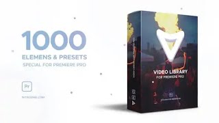 1000 Elements and Presets For Premiere Pro  Easy to Use  Easily Customised  Fast Render [upl. by Uyerta614]