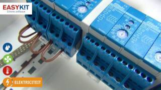 Zelf je Eltako relais voorbekabelen in je zekeringskast Zelfbouw elektriciteit met Easykit [upl. by Simdars575]