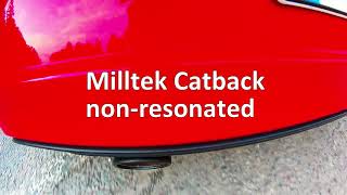 UP GTi OEM amp Milltek Catback comparison [upl. by Pansie775]