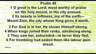 Psalm 48 Hanover Singing the Psalms [upl. by Namreh]