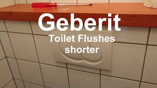 Geberit short Flush problem [upl. by Nnylasor]