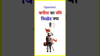 कपीश  Sandhi Viched  Hindi Grammar [upl. by Enialb]