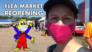 Whats in Junts Cart  Raynham Flea Market REOPENING [upl. by Eillas]