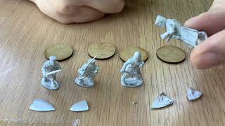 Figure Review The Barons War 28mm Medieval Figures Kickstarter 1 Footsore Miniatures [upl. by Nair]