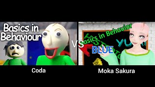 Baldis Basics Song  Basics in Behavior Part 8 Coda vs Moka Sakura [upl. by Lekcim346]