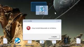 como crear un virus broma para asustar [upl. by Giliana]