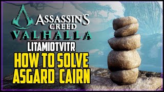 Litamiotvitr Cairn Solution Assassin’s Creed Valhalla Asgard Cairn [upl. by Yeliw]