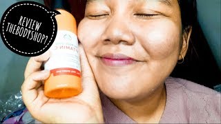 Review The Body Shop Vitamin C Glow Revealing Liquid Peel  Exfoliating Gel Bahasa [upl. by Llerihs]