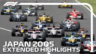 Extended Race Highlights  2005 Japanese Grand Prix [upl. by Argile355]