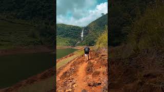 📍Gartmore Falls 🇱🇰♥️ travelvlog waterfallview nature foryou fyp viral trending shorts [upl. by Yerbua244]