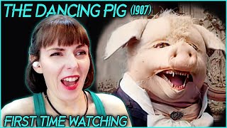 The Dancing Pig 1907 FIRST TIME WATCHING Reaction amp Commentary [upl. by Einahpehs]