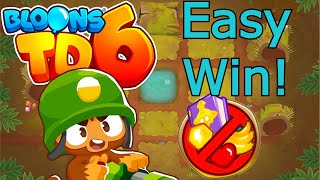 How to beat logs on Chimps Bloons TD 6 [upl. by Clayberg]