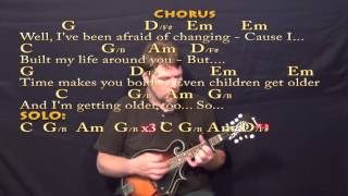 Landslide Fleetwood Mac Mandolin Cover Lesson with ChordsLyrics  Capo 3rd [upl. by Ahsenhoj]