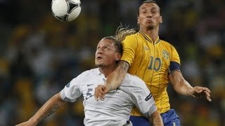 EURO 2012  Швеция 20 Франция  Попали на Испанию [upl. by Emmuela475]