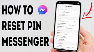 How To Reset Facebook Messenger Pin  Full Guide [upl. by Nwahsem]