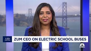 2024 CNBC Disruptor 50 31 Zum CEO on electrifying American school buses [upl. by Gean]