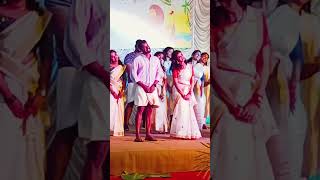 Onam Dance Performance  youtubeshorts dance feed video blogger reels trending onamdance [upl. by Ylrak]