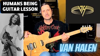 How To Play Humans Being By Van Halen  Humans Being Guitar Lesson [upl. by Santini260]