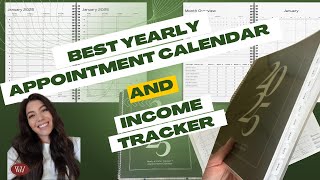 Best YearlyWeekly Appointment Calendar amp Income Tracker for Freelancers Artists and Hairstylists [upl. by Bubb]