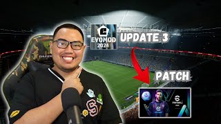 Evomod 2024 Comeback Update Versi Ke 3 Makin Lengkap dan Mantap Kayaknya  Patch Efootball 2024 [upl. by Assilem371]