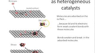 DM Transtion Metals as Catalysts [upl. by Hsevahb]