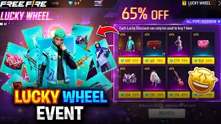 LUCKY WHEEL MYSTERY SHOP EVENT FF NARUTO COLLAB UPDATE EVENT 2024 FREE FIRE  FF NEW EVENT [upl. by Simonette]