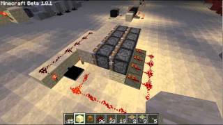 Minecraft Two piston bud systems single and array [upl. by Rosenkranz858]