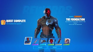 Fortnite Complete The Foundation Quests Guide  How to Unlock All The Foundation Rewards [upl. by Xyno902]