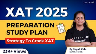 🚀 XAT 2025 Preparation Studyplan  Strategy To Crack XAT By Sayali Maam 99998ler in XAT [upl. by Skippie]