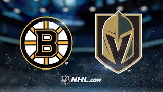 Subban gets first NHL win as Vegas beats Boston 31 [upl. by Aenit]