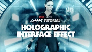 Classic Tutorial  Creating a Holographic Interface in After Effects [upl. by Nilek]