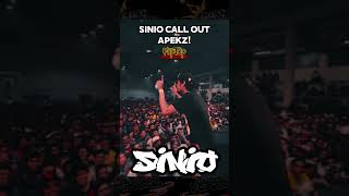 Sinio Calling Out Apekz  Sinio and Apekz Beef fliptopbattles [upl. by Yim]