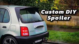 Making a Custom Spoiler for my K11 Micra [upl. by Ardnohsed]