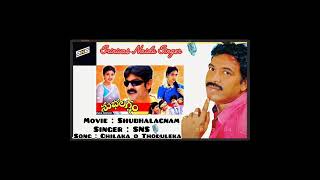 Movie Subhalagnam  Chilaka Ye Thoduleka Singer  SNS 🎙️🎤🎙️🎤9703456222 [upl. by Atteyek813]