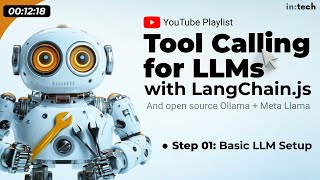 Tool Calling with LangChainjs  Step 01  Basic LLM Setup [upl. by Milurd]