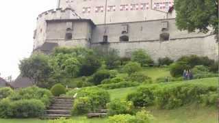 Greifvogelschau quotBurg Hohenwerfenquot Castle with a fascinating birds of prey show900 years of history [upl. by Davidde]