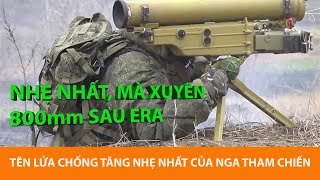 Tên lửa chống tăng tí hon của Nga tham chiến tại Ukraine  Nhỏ mà có võ [upl. by Sarajane]