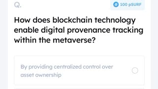 How does blockchain technology enable digital provenance tracking within the metaverse [upl. by Lussier]