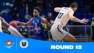 Buducnost VOLI PodgoricaUBT ClujNapoca  Round 13 Highlights  202324 BKT EuroCup [upl. by Aeiram]