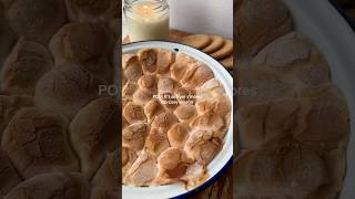 Airfryer S’mores Dip ✨ Recipe in comments cosyrecipe winter christmas smores chocolate [upl. by Joelynn102]