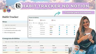 Como construir um Habit Tracker no Notion do zero [upl. by Ram877]