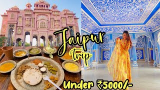 Jaipur Travel Vlog  Jaipur trip for 2 days Budget  Jaipur trip under 5000  Vidhi Rajput [upl. by Duff443]